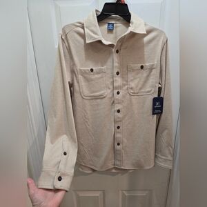 George Beige Button Long Sleeve Meduim